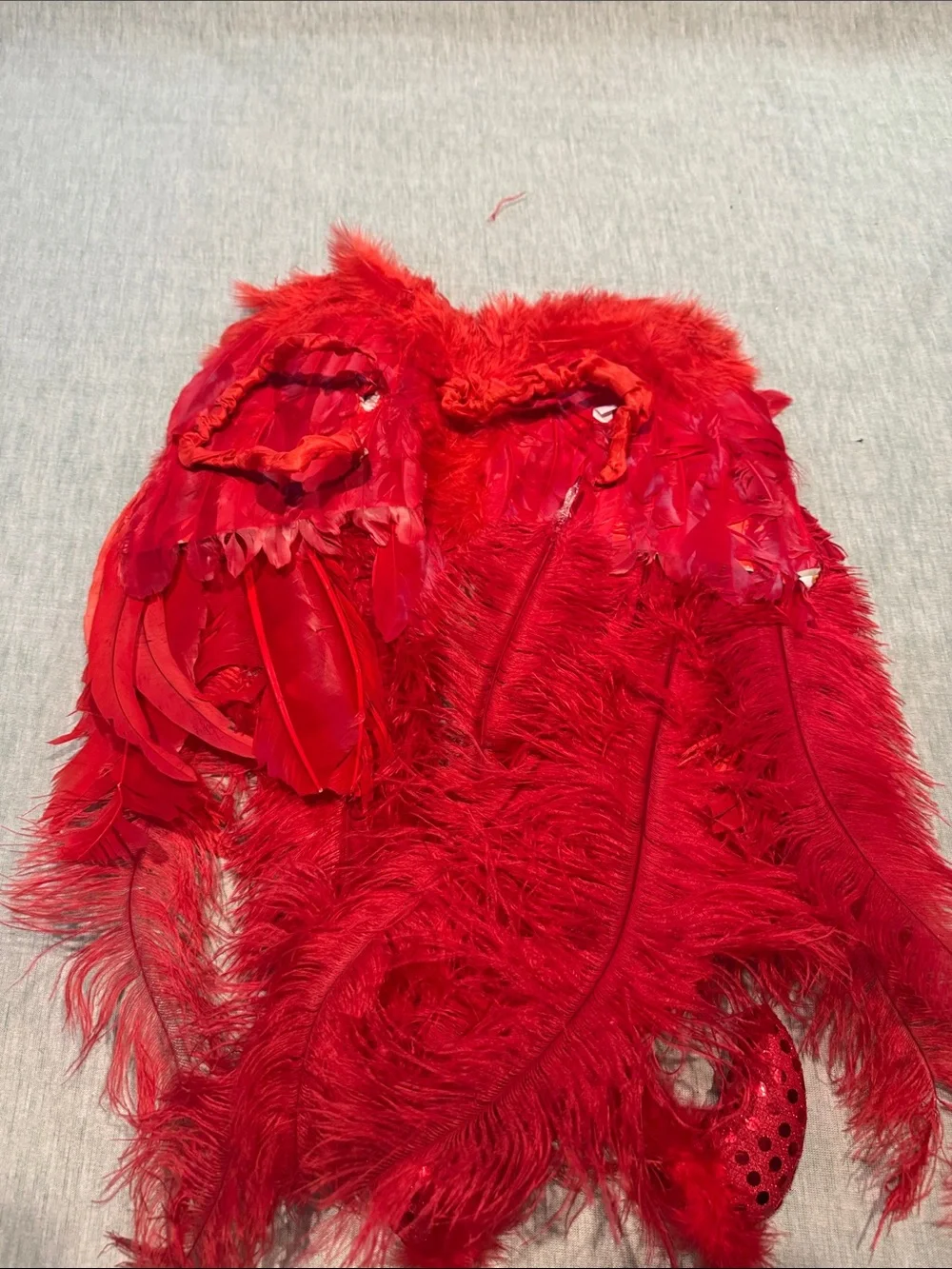 Devil custom Red Feather wings & all accessories